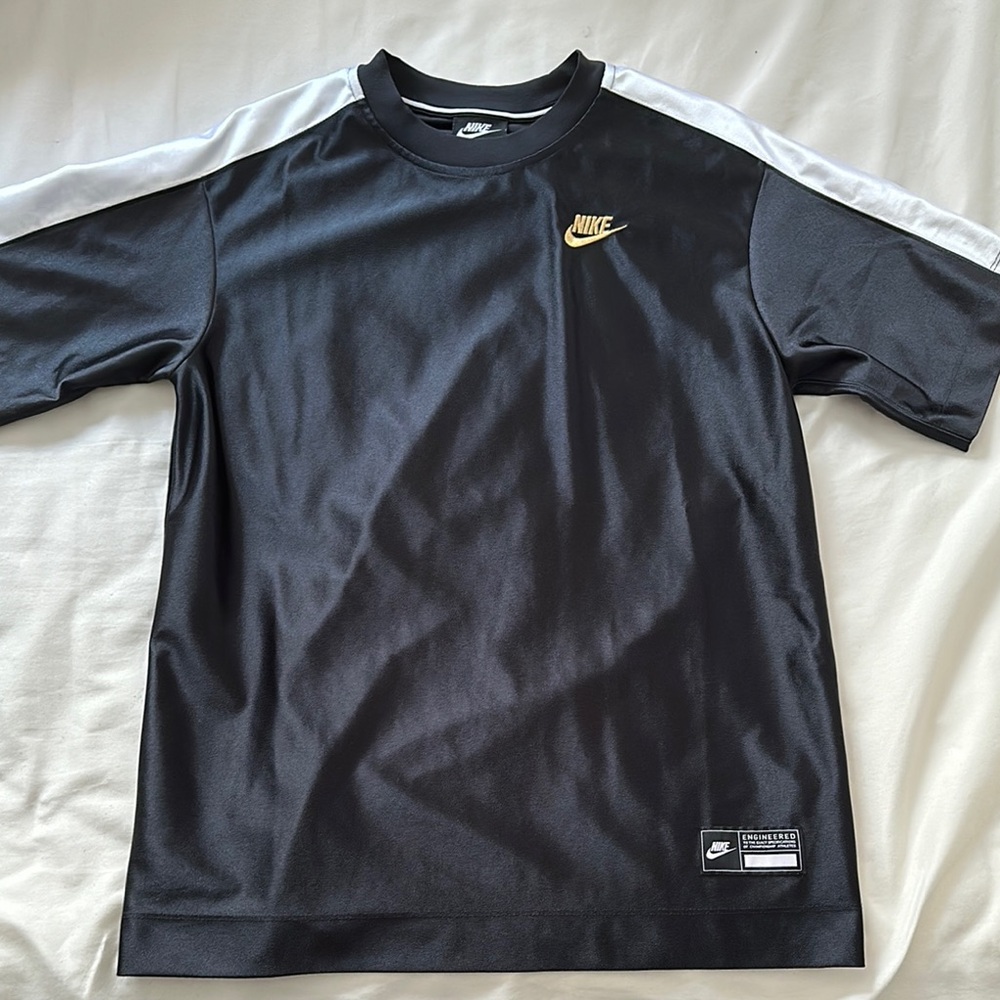 Nike Black and White Sports Tee